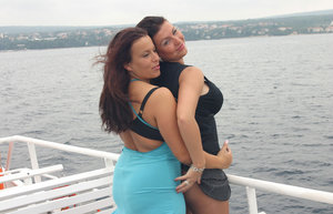 18 year old girl is pleasured with sex toys in canvas sneakers by man friend